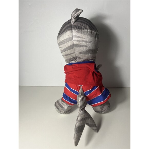 Build A Bear Shark Week 16" Tiger Shark Plush w/ Its All About Shark Week Outfit - Picture 2 of 8